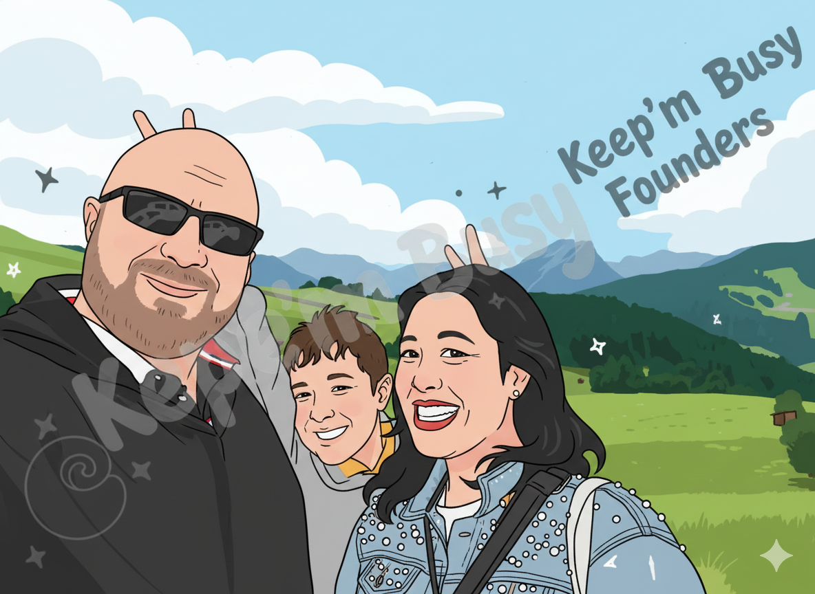 Keep'em Busy Founders - Judy and Arnaud