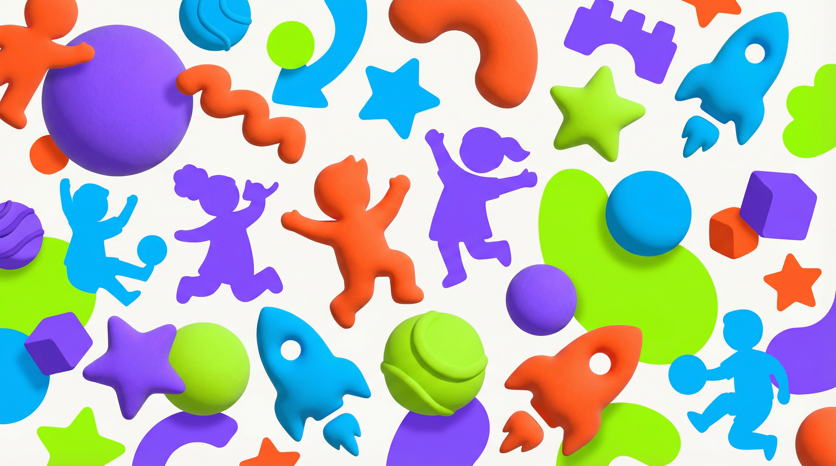 Kids playing happily